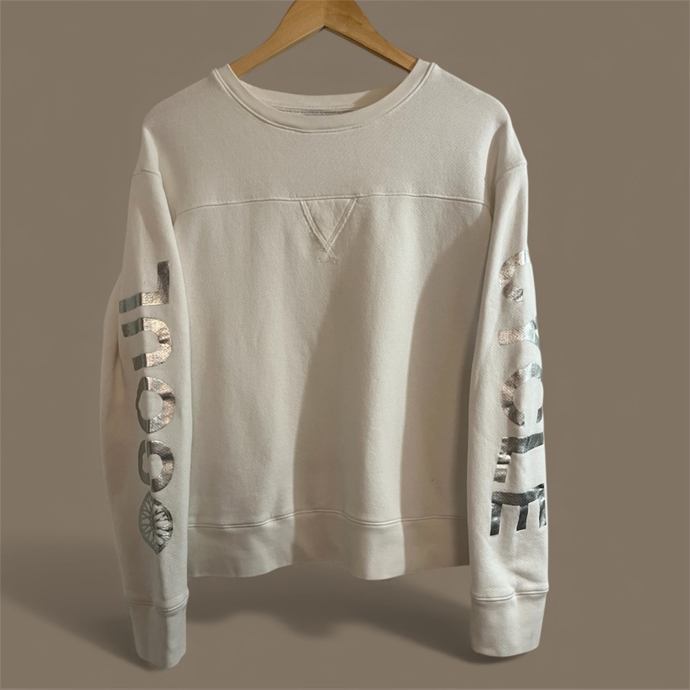 SoulCycle White Crew Neck Sweatshirt